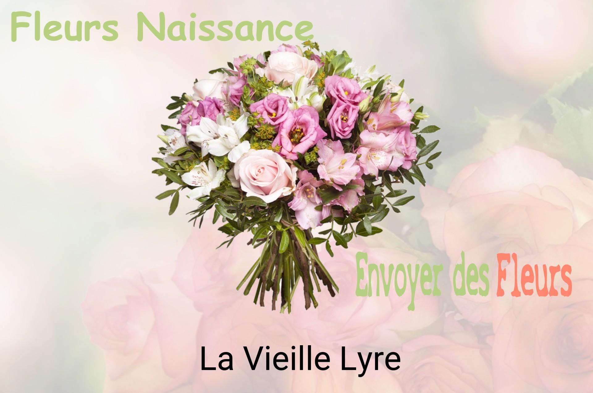 Bouquet de fleurs de naissance livré à La Vieille-Lyre
